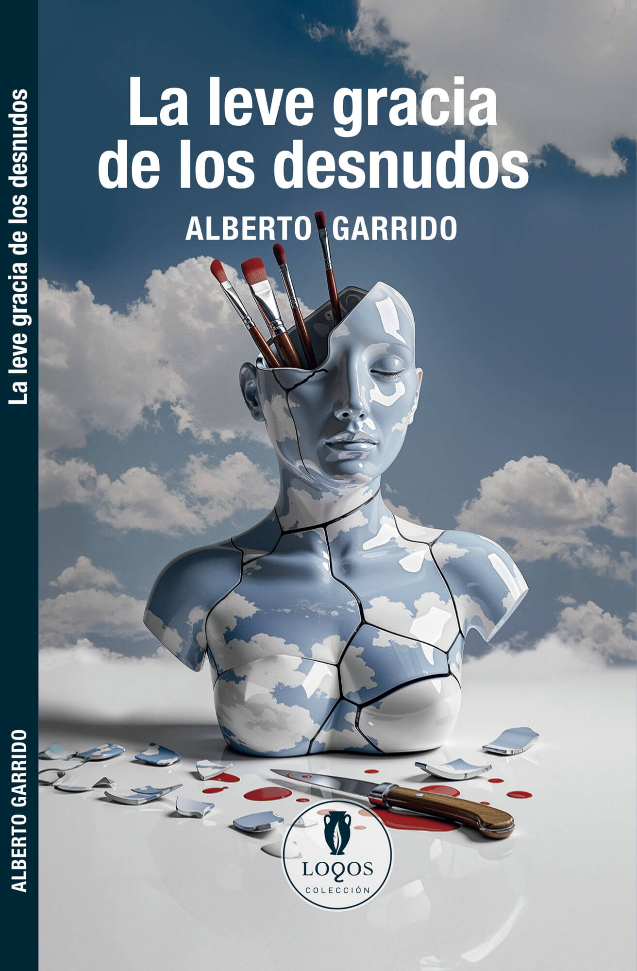Cubierta libro "La leve gracia de los desnudos", Digital, 2025